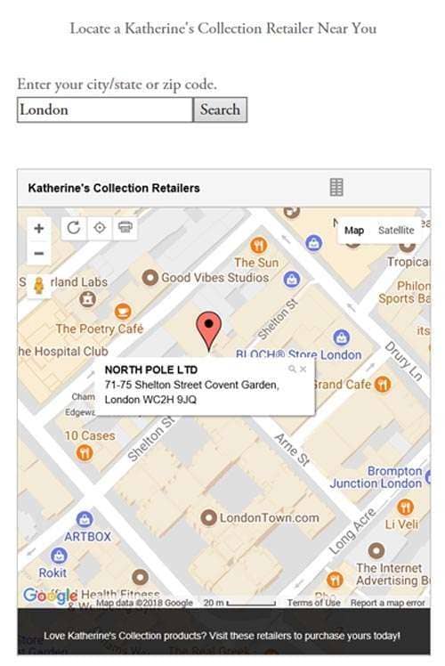 Katherine's Collection North Pole Official Retailer UK Europe