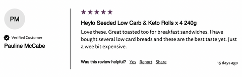 low carb roll review
