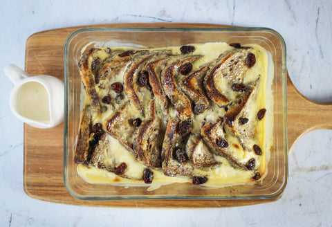 Low carb Bread and butter pudding