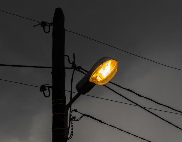 Street light at night