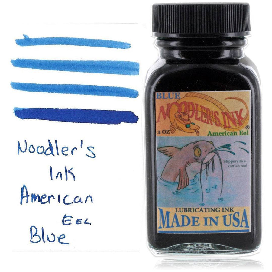Noodler's X-Feather Blue Bottled Fountain Pen Ink - 3oz Bottle