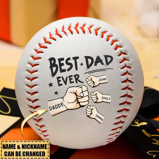 Team Dad Father's Day Custom Photo Baseball | Zazzle