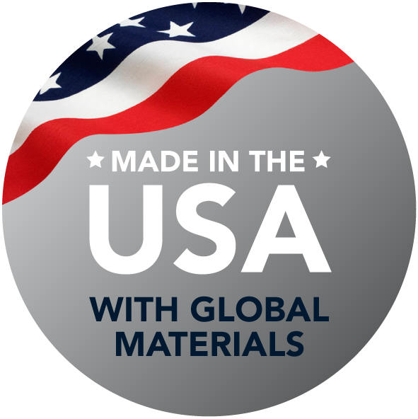 Made in the USDA with Global Materials Logo