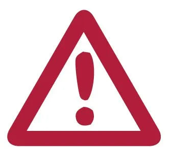 A red triangle warning sign with an exclamation mark inside is often seen near the US Water Anti-Scalant Injection System by US Water Systems Inc to indicate the need for maintenance or Anti-Scalant Injection.