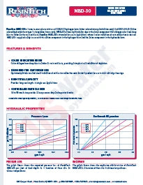 MBD-30 Spec Sheet