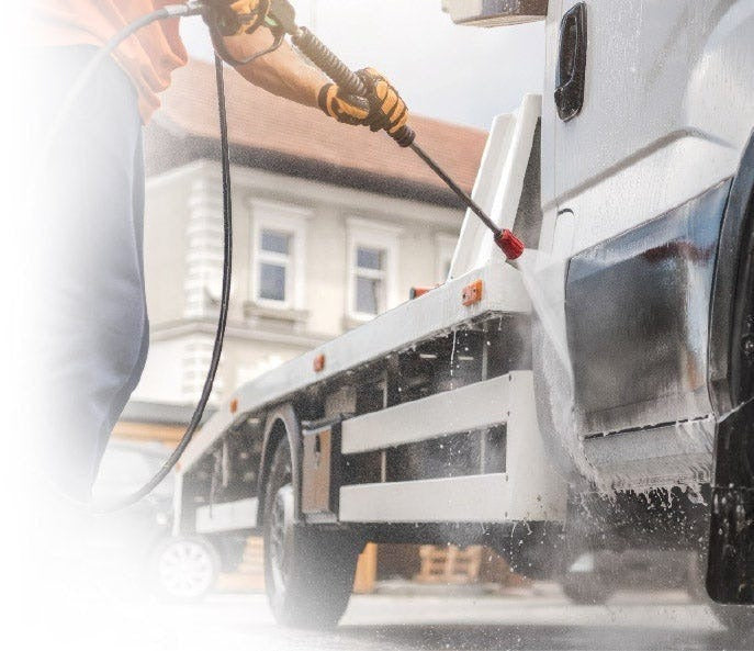 Mobile Car Wash In Action with the US Water Systems Spot Free Rinse System