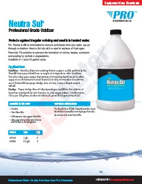 Neutra Sul Hydrogen Peroxide MSDS