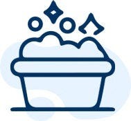 Icon of Soapy Water in a Bucket