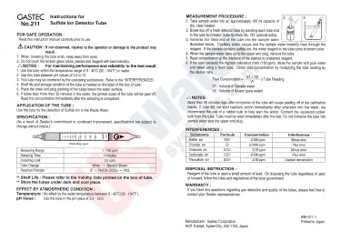 Sulfur Test Stick