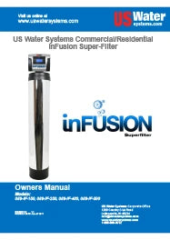 US Water Fusion Backwashing Filter Manual - 2.0