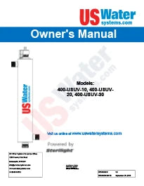 US Water Sterilight Ultraviolet System Manual