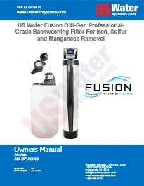 US Water Fusion Backwashing Filter Manual - 2.0