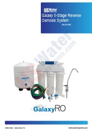 US Water Galaxy 5-Stage RO Manual