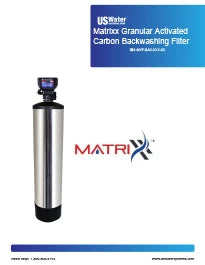 Matrixx Granular Activated Carbon Backwashing Filter Manual