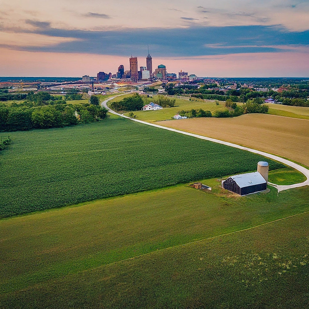 City Water vs Well Water, Downtown Indiana and Rural Indiana in one scene