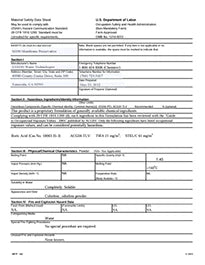 AXEON M-100 MEMBRANE STORAGE PRESERVATIVE MSDS SHEET