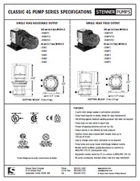 Stenner Series 45 Brochure