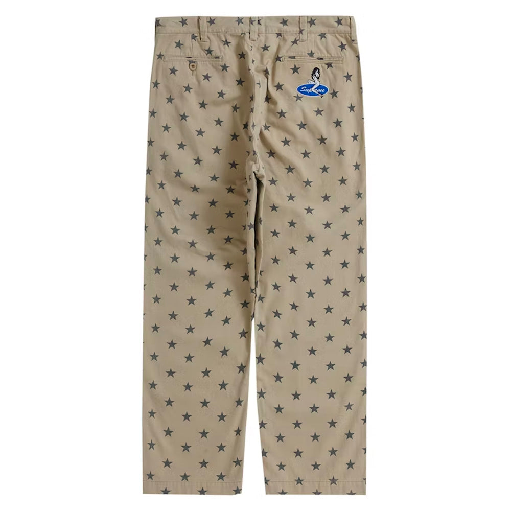 30 Supreme Chino Pant Grey Stars 星柄 | www.unimac.az