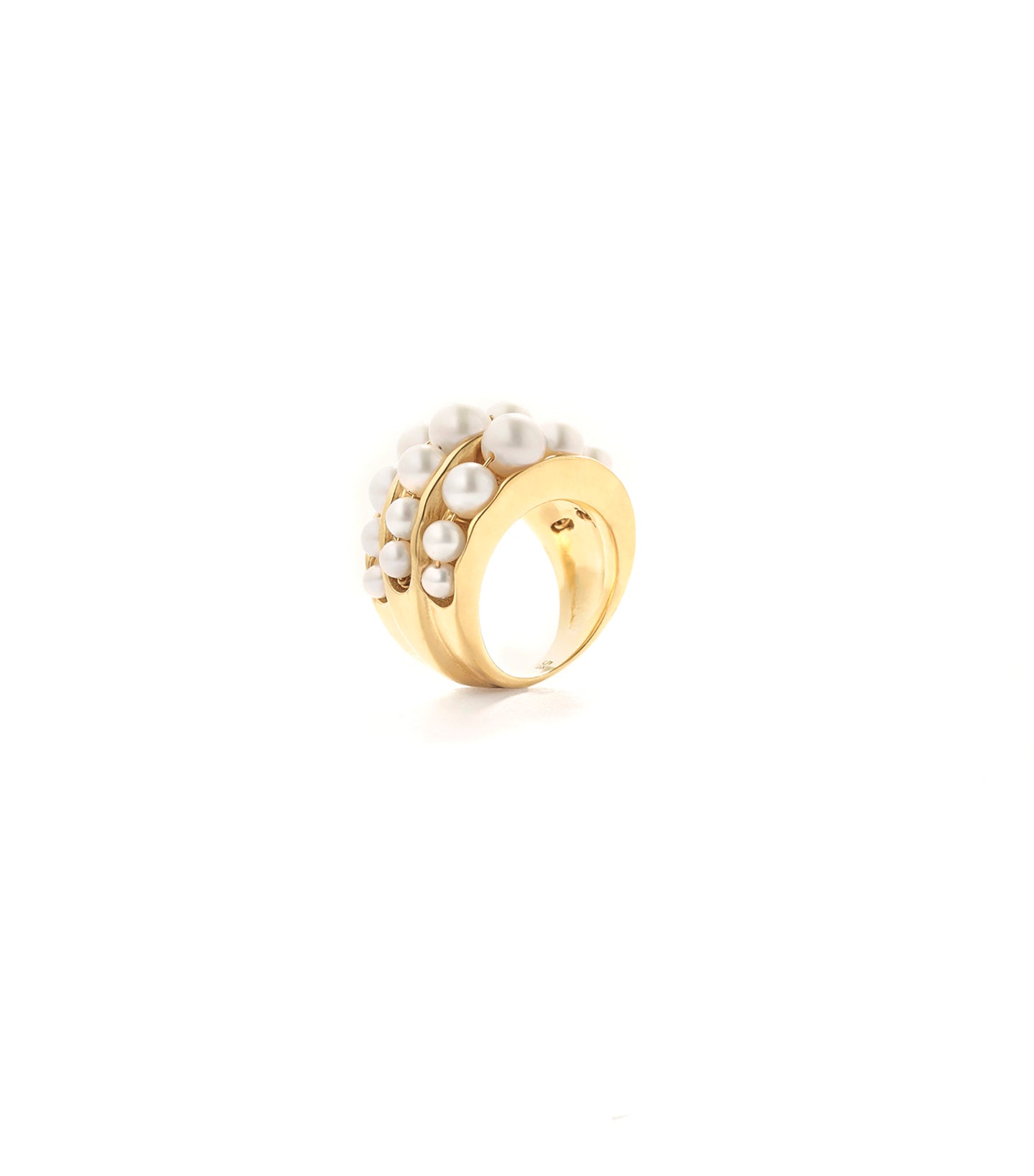 Goossens GRAINE DE GEMMES ring White pearl V1