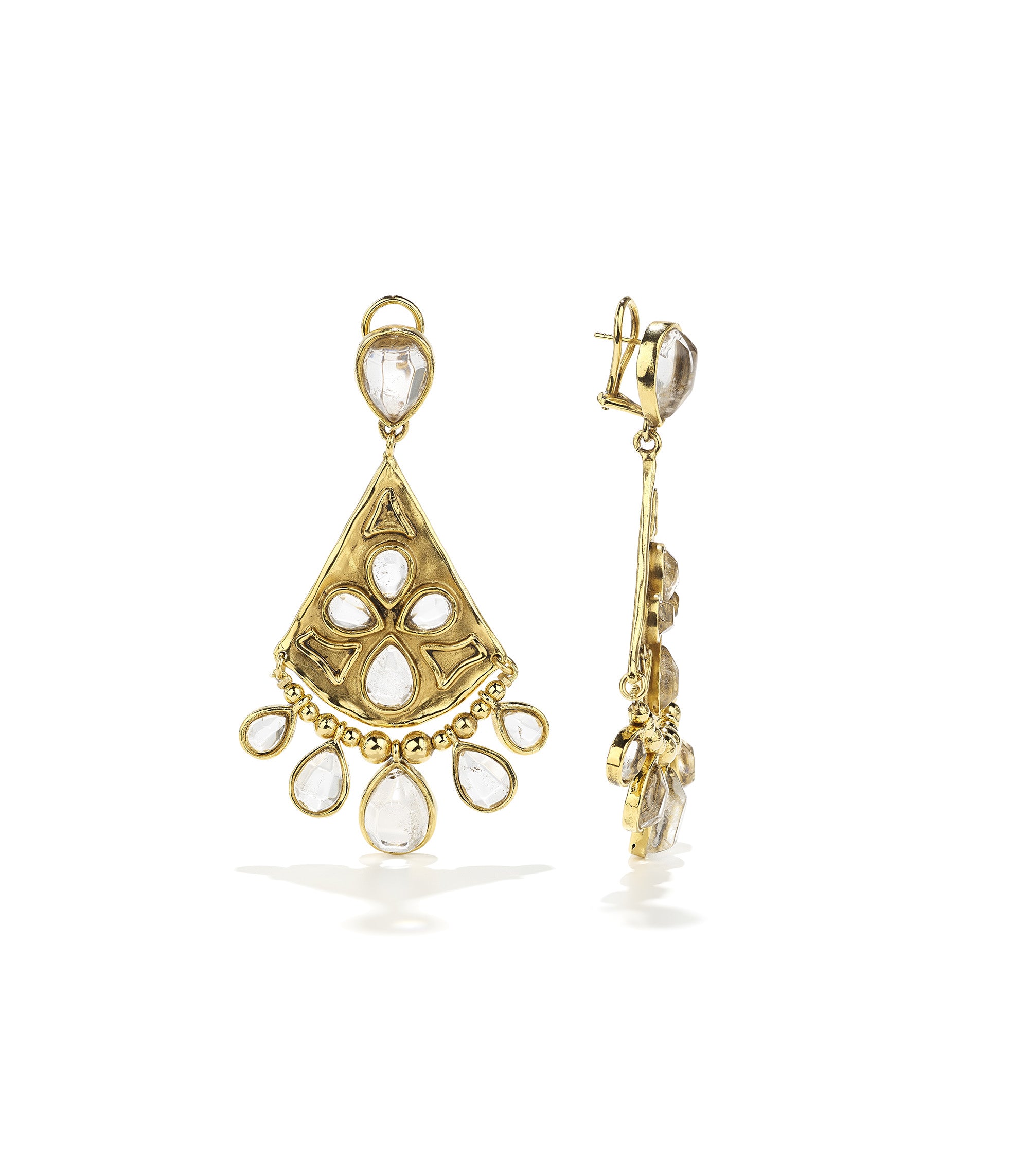 Cachemire pendant earrings