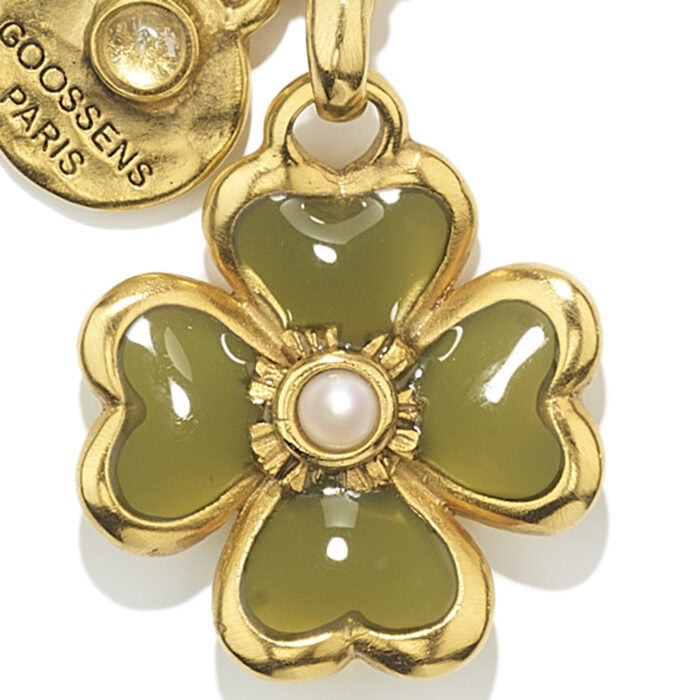 Goossens Talisman four-leaf Clover Necklace - Farfetch