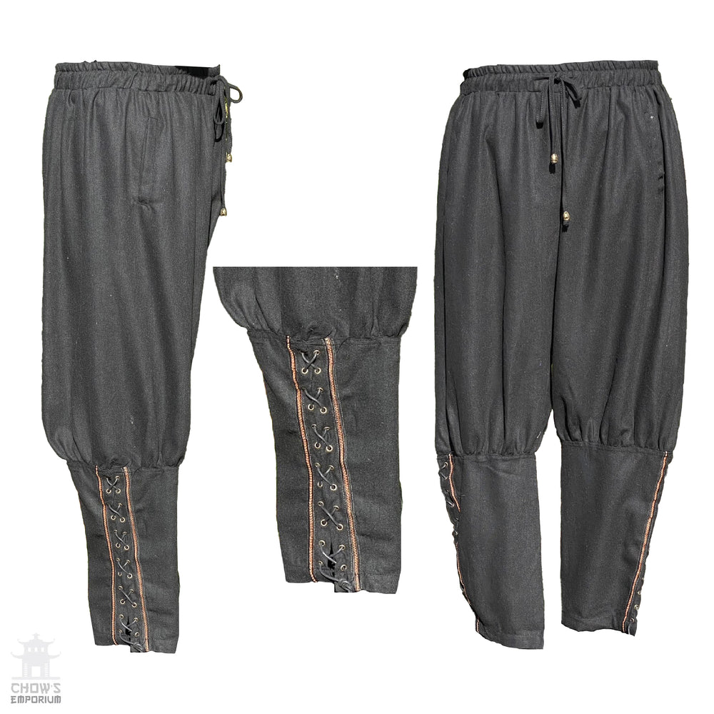 Viking Wool Trousers, Grey – Grimfrost