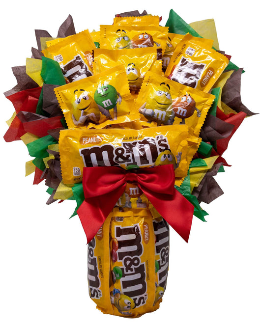 Peanut M&M's Candy Bouquet  Gift Idea for Birthdays, Anniversary