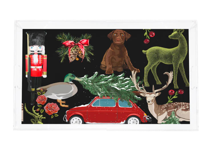 ACRYLIC TRAY - ULTIMATE CHRISTMAS BLACK