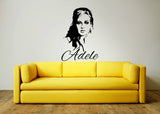 Adele Wall Art Sticker - and text