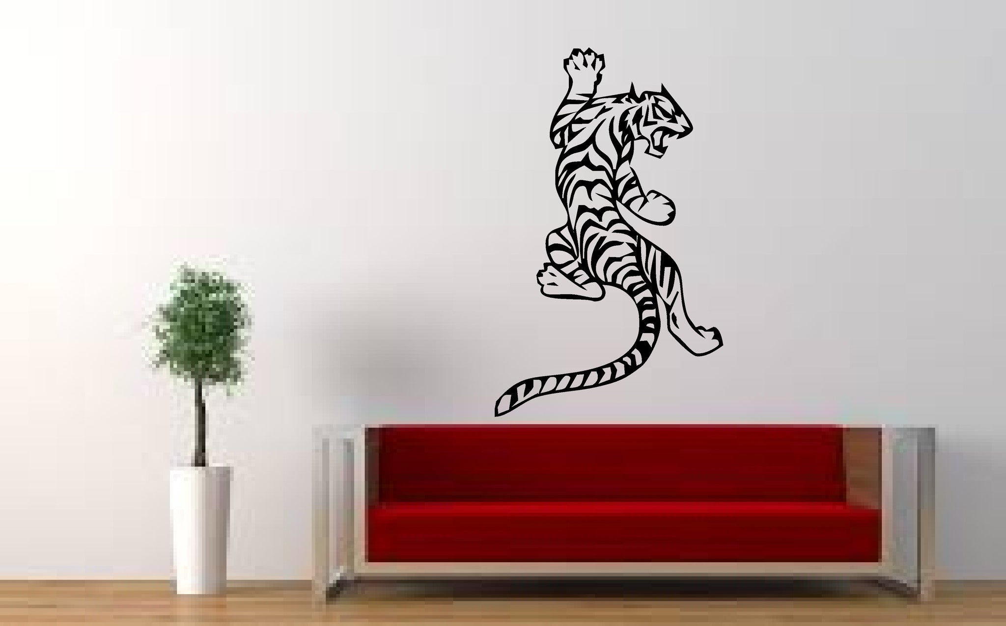 Climbing Tiger Wall Art, great home decor or vehicles – Wall Art Shop