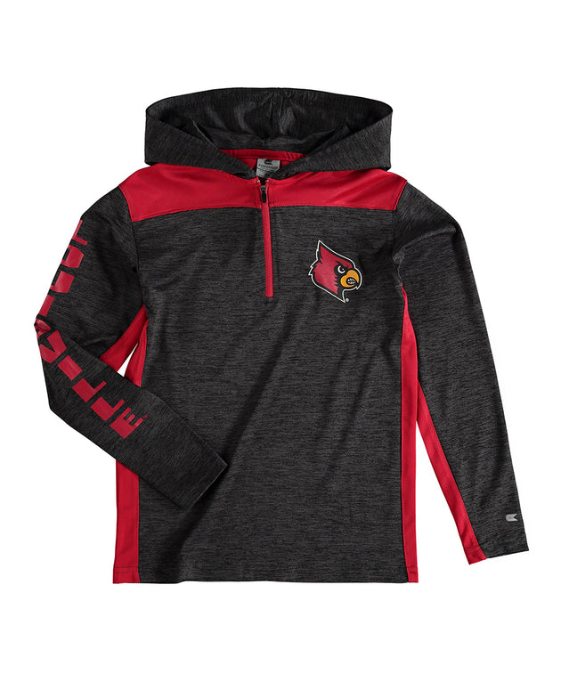 Colosseum Men's Louisville Cardinals Arch & Logo Crew Neck Sweatshirt