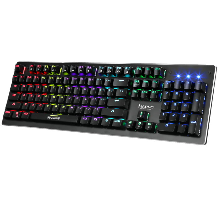 MARVO SCORPION Mechanical Full Keyboard KG909 – Gaming & Custom PCs (AC ...