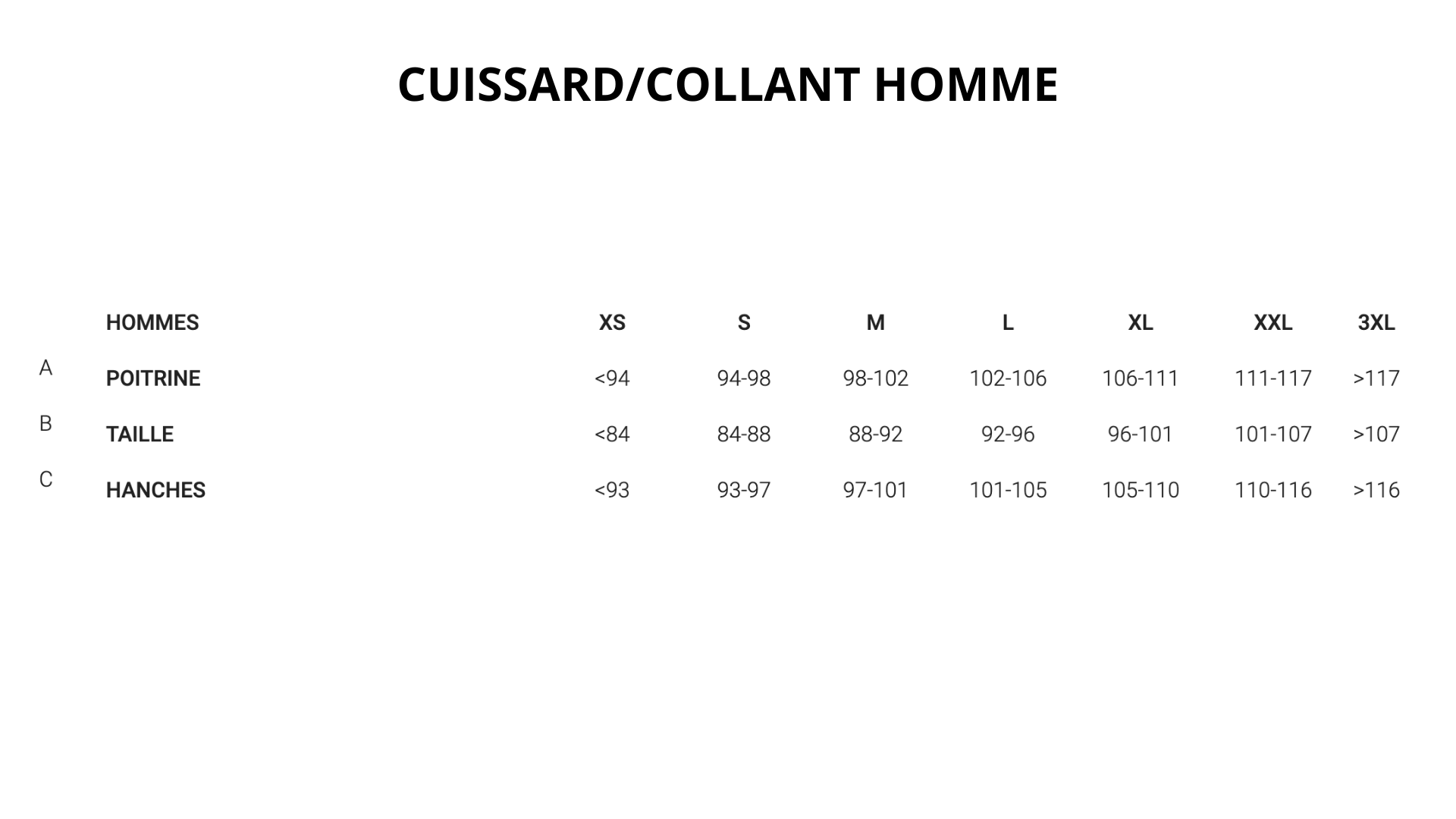 cuissard homme