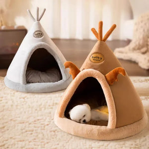 Warm Winter Pet House-Cozy Nest for Small to Medium Dogs and Cats - Magnolia Pet