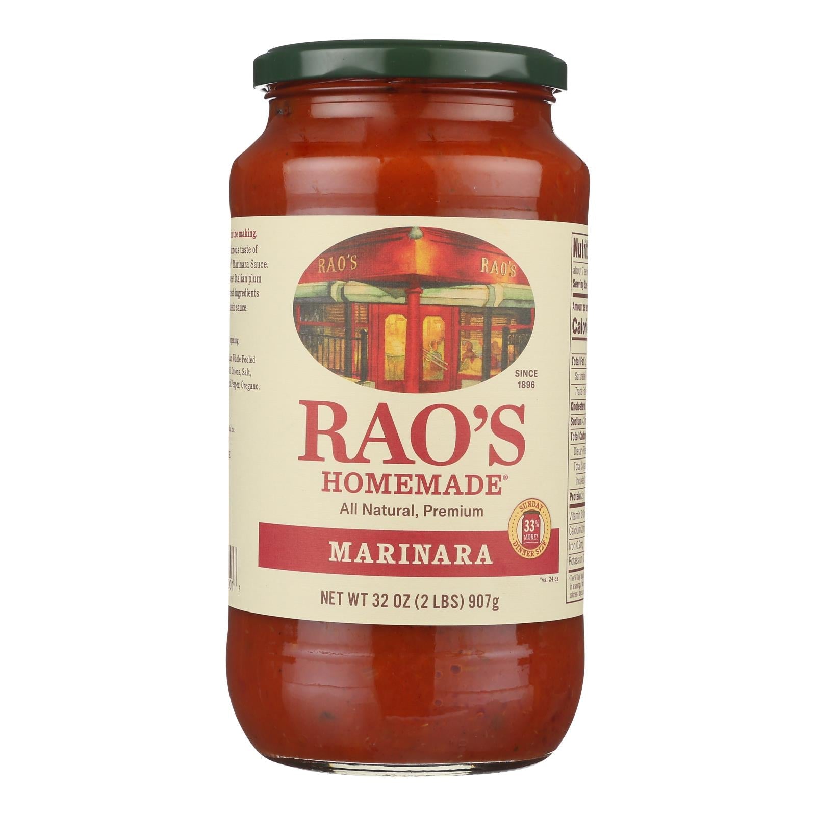 Rao's Homemade Marinara Sauce - Case Of 6 - 32 Oz