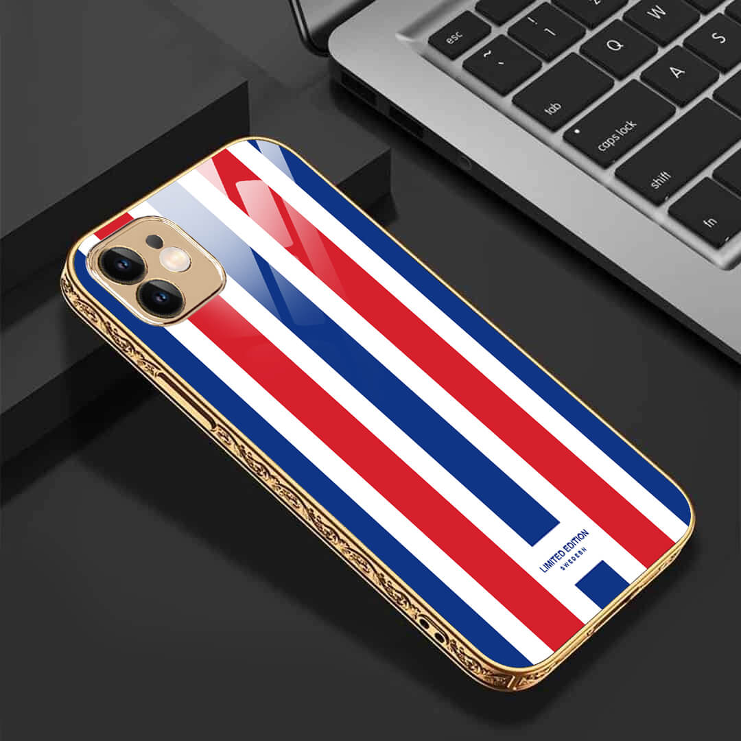 iPhone 12 Pro Flawless Checkered Glass Protective Back Case - ShoppCart