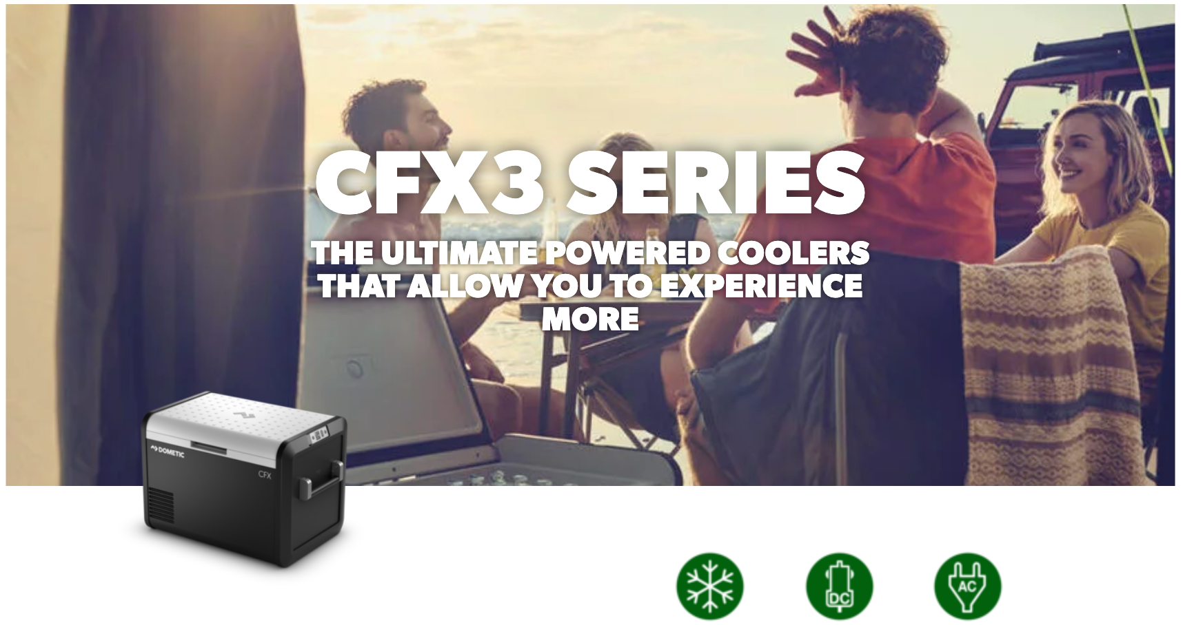 The New Dometic CFX3 Powered Cooler / Fridge-Freezer
