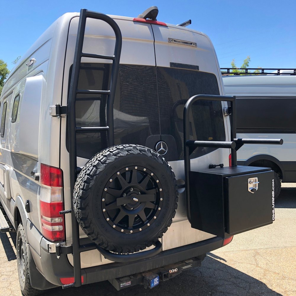 sprinter spare tire carrier