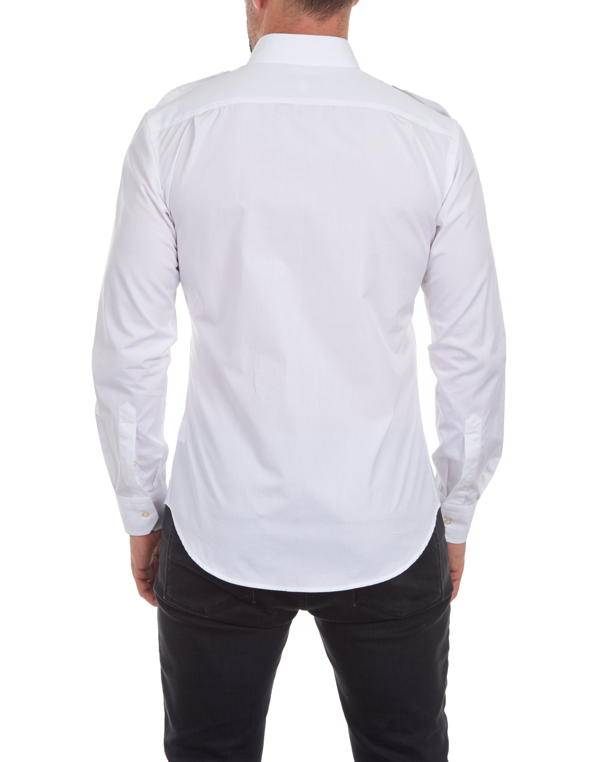The Pilot Shirt in White – Teddy Stratford