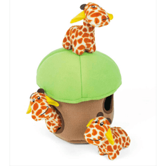 Giraffe Lodge Burrow Dog Toy