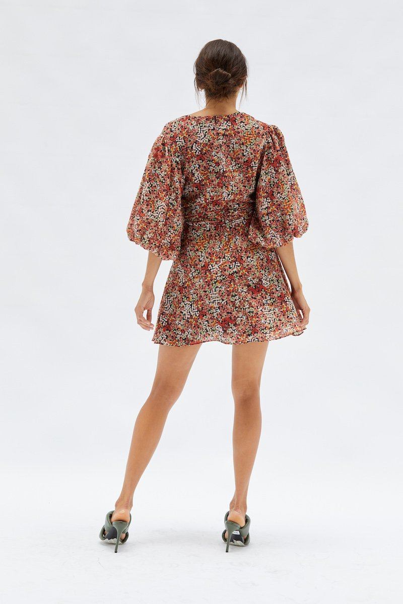 Gabae Wrap Mini Dress