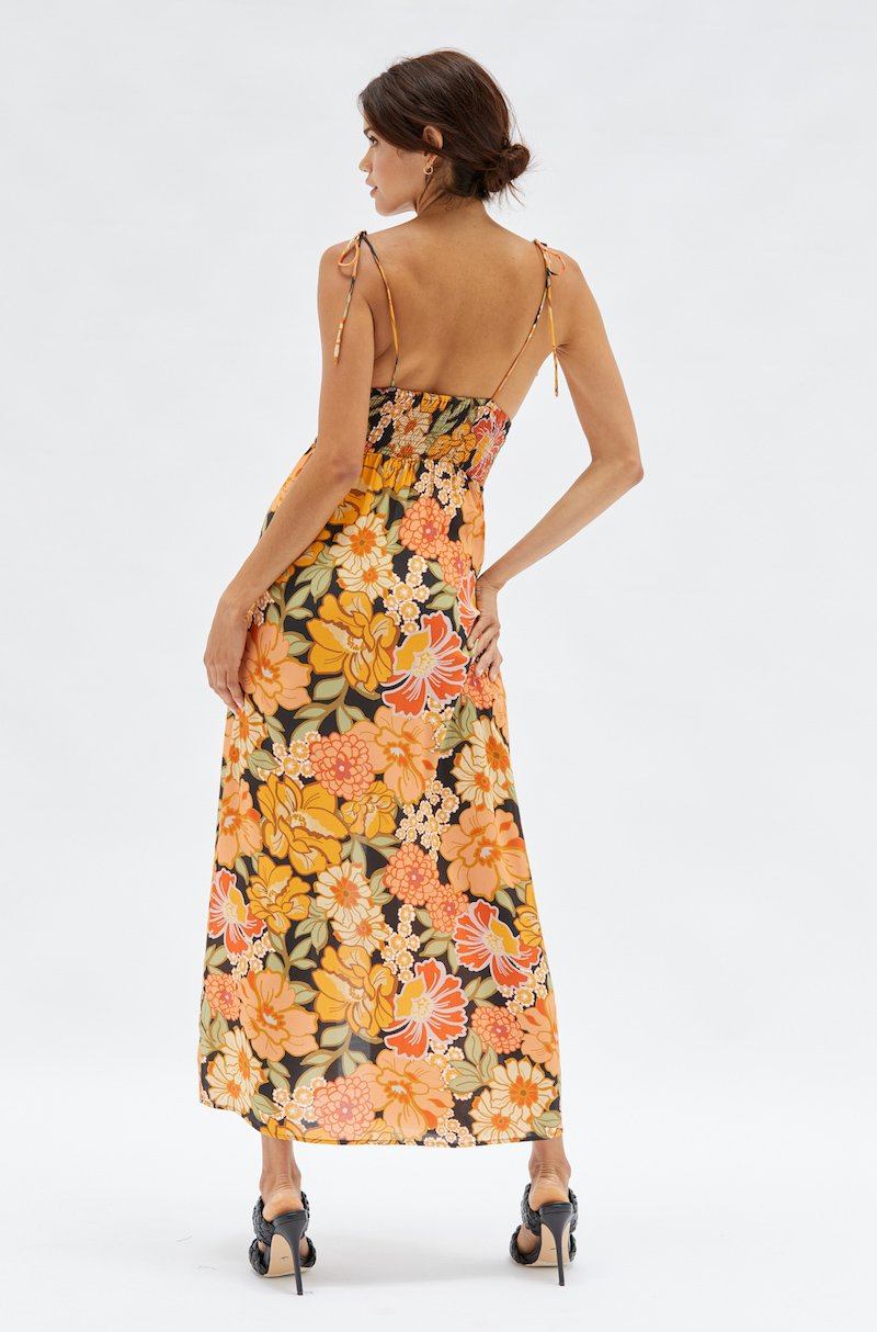 Rey Tie Strap Maxi Dress