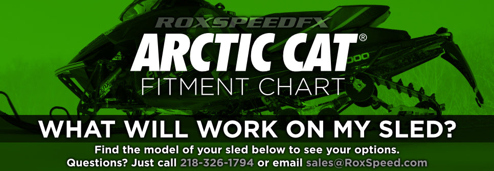 Customize your Arctic Cat Snowmobile! See the chart below!