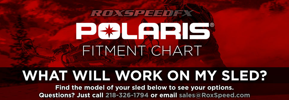 Customize your Polaris Snowmobile! See the chart below!