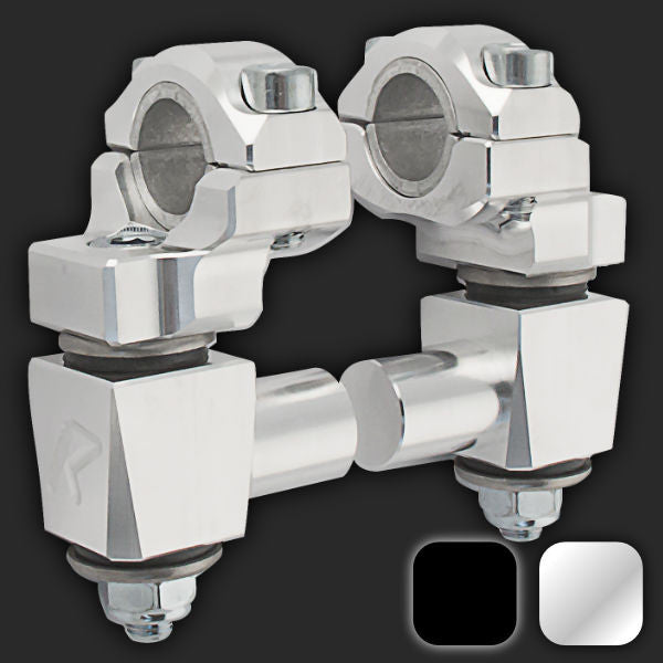 2" Pivoting Anti-Vibe Bar Risers for 7/8" OR 1 1/8" Handlebar (BLEM)