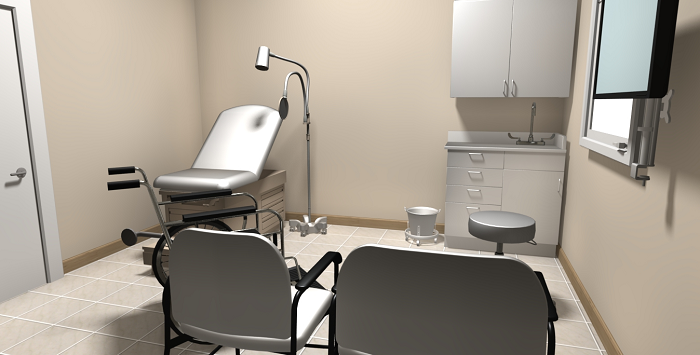 Medical Exam Room cabinetry