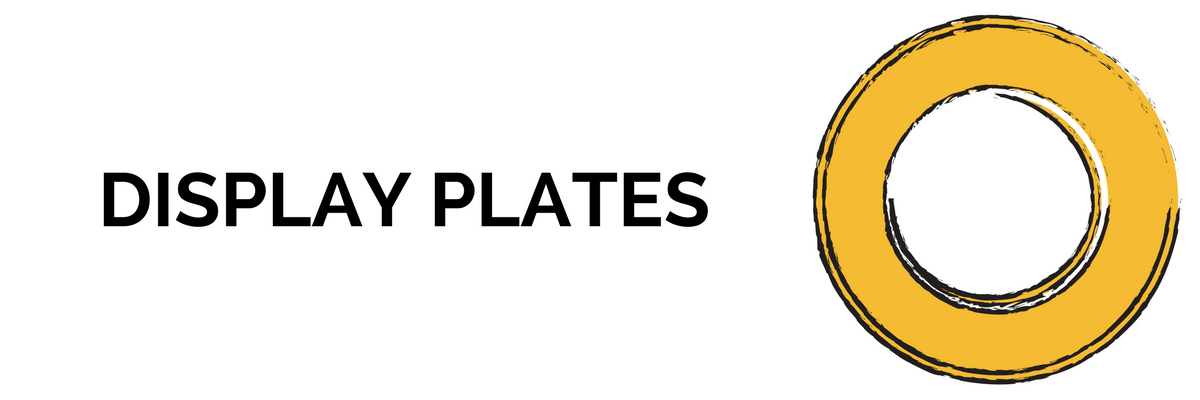 Collection of vintage and antique display plates for sale