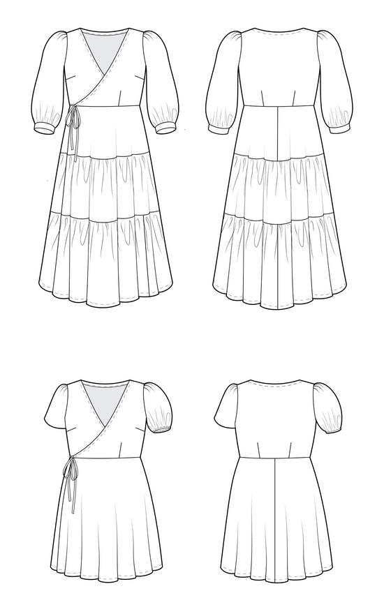 Roseclair Dress | Order Curvy Sewing Patterns Online | Cashmerette Patterns