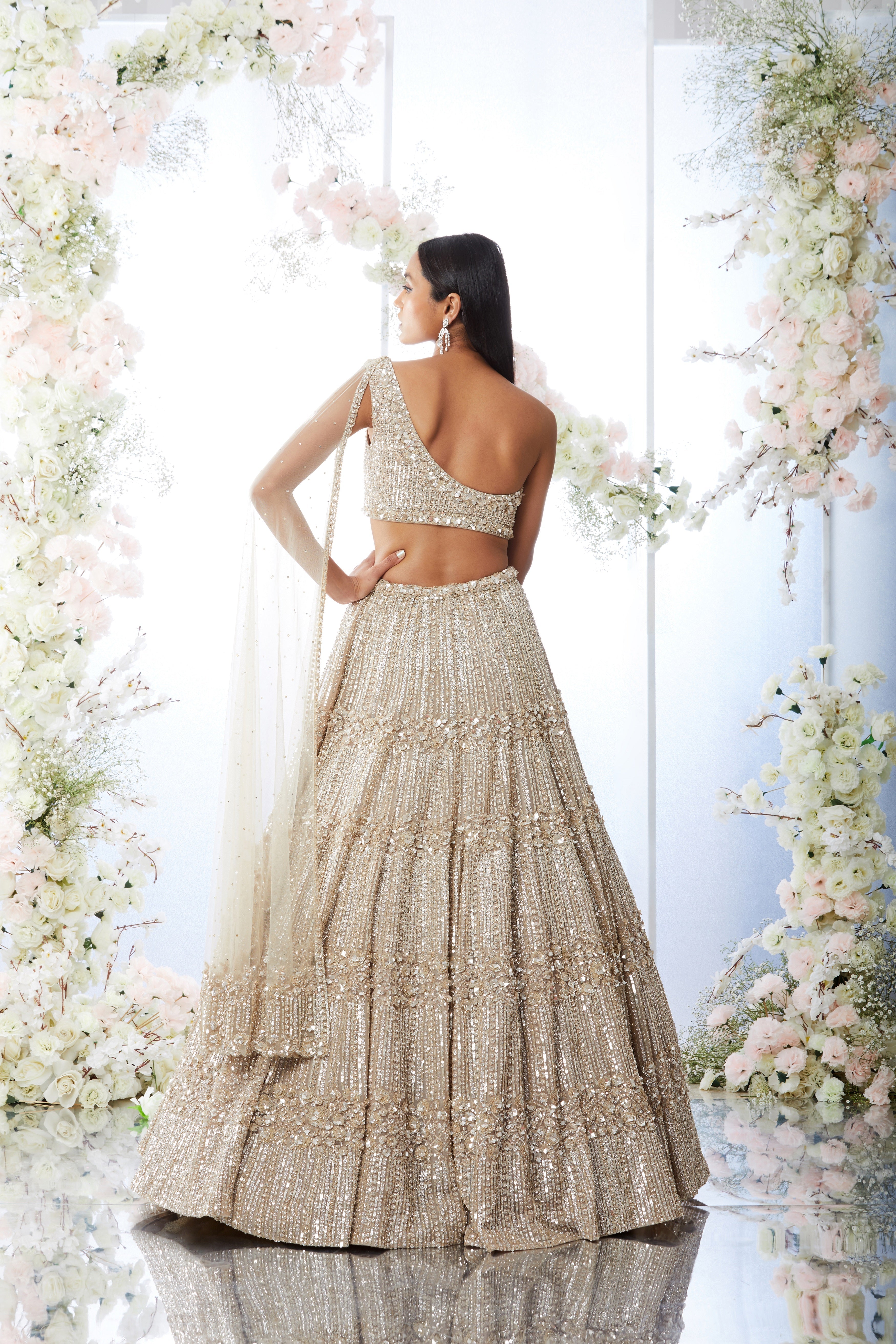 SILVER GLACIER LEHENGA – Shasha