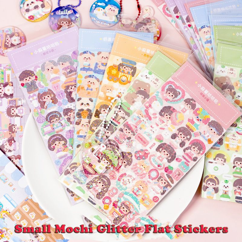 Small Mochi 50pcs Sticker Packs-Flowers – Oliospark